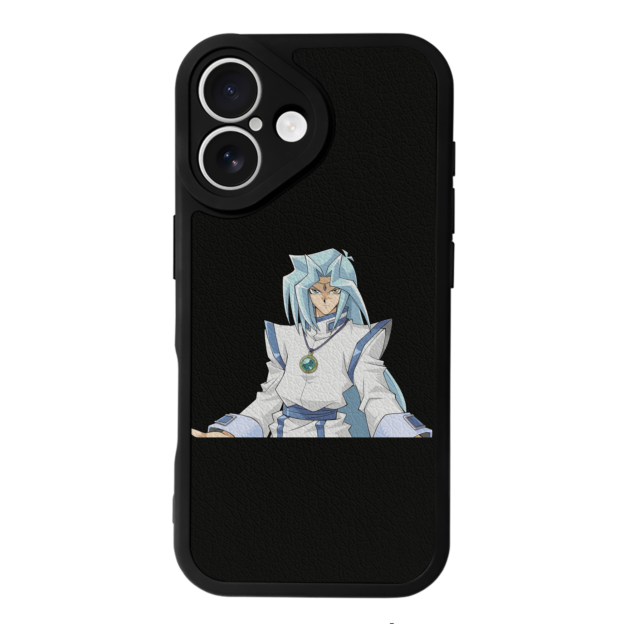 （画像用） 遊☆戯☆王 Yu-Gi-Oh! 【iPhone 16シリーズ対応】シリコンスマホケース（レザー調） 材質：シリコン